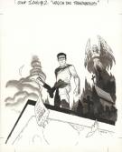Ralph Meyer - IAN, Le&ccedil;on de t&eacute;n&egrave;bres, Illustration originale