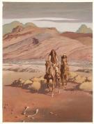 Christian Rossi - Golden West, Illustration originale in&eacute;dit