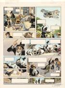 Laurent Vicomte - Bleu de mise en couleur pour une planche d