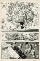 Zhang Xiao Yu - Le Clown, Planche 03 - trame collée