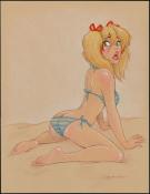 Dean Yeagle - Mandy, illustration originale