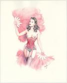 Maly Siri - Pin-up Art, Illustration originale intitulée "Th