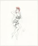 Maly Siri - Pin-up Art, Illustration originale intitulée "Ca