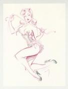 Maly Siri - Pin-up Art, dessin original