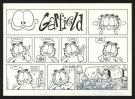 Jim Davis - Garfield, Planche originale publiée 