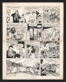 Tibet - Ric Hochet, Traquenard au Havre, Planche originale n