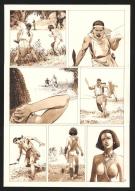 Christian Rossi - Le C?ur des Amazones, Planche originale n&deg;