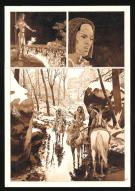 Christian Rossi - Le C?ur des Amazones, Planche originale n&deg;