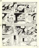 Roland Gos - Le Scrameustache, Les galaxiens, Planche origin