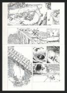 Olivier Vatine - Niourk, La Ville, Planche originale 32. Rus