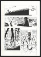 Olivier Vatine - Niourk, La Ville, Planche originale 33. Rus