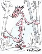 Tony Bancroft - Illustration originale - Mushu