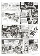 Ralph Meyer - Undertaker, L'Indien blanc, Planche originale 