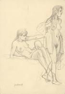 Andr&eacute; Juillard - Plume aux Vents, Illustration originale 