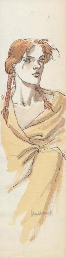 Andr&eacute; Juillard - Plume aux Vents, Illustration originale 