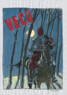 Andr&eacute; Juillard - Masquerouge, Illustration originale, recher