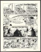 Batem - Marsupilami, Magie blanche, Planche originale n°22. 