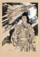 Gil Formosa - Buck Danny, Illustration originale