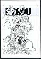 Lucien De Gieter - Papyrus, Couverture originale de Spirou n