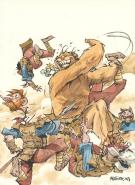 Jean-Louis Mourier - Trolls de Troy, Illustration originale 