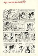 Jean-Claude Fournier - Bizu, La houle aux loups, Planche ori