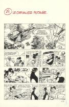 Jean-Claude Fournier - Bizu, Le chevalier potage, Planche or