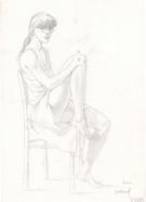 Andr&eacute; Juillard - Apr&egrave;s la pluie, Illustration originale : "J