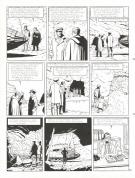 Andr&eacute; Juillard - Blake et Mortimer, Sign&eacute; Olrik, Planche ori