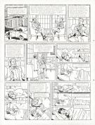 Andr&eacute; Juillard - Blake et Mortimer, Sign&eacute; Olrik, Planche ori