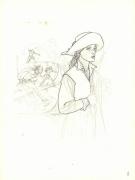 Andr&eacute; Juillard - Plume aux Vents, L'Oiseau-Tonnerre, Crayonn