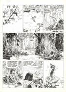 Grzegorz Rosinski - Thorgal, Le mal bleu, Planche originale 