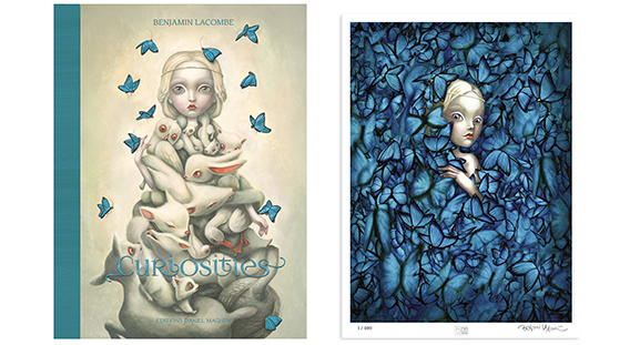 Premire dition de Curiosities accompagne de son ex-libris numrot et sign par Benjamin Lacombe, limite  400 exemplaires