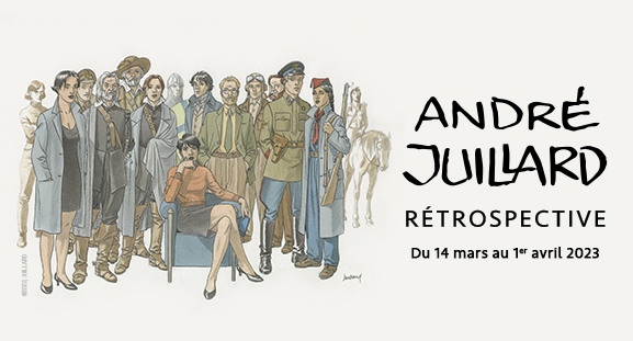 Rtrospective ddie  Andr Juillard du 14 mars au 1er avril 2023  la galerie Daniel Maghen